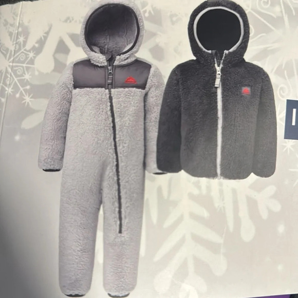 Infant Kids Baby Jacket 2-piece Fleece Set 9/12 months - Picture 8 of 9